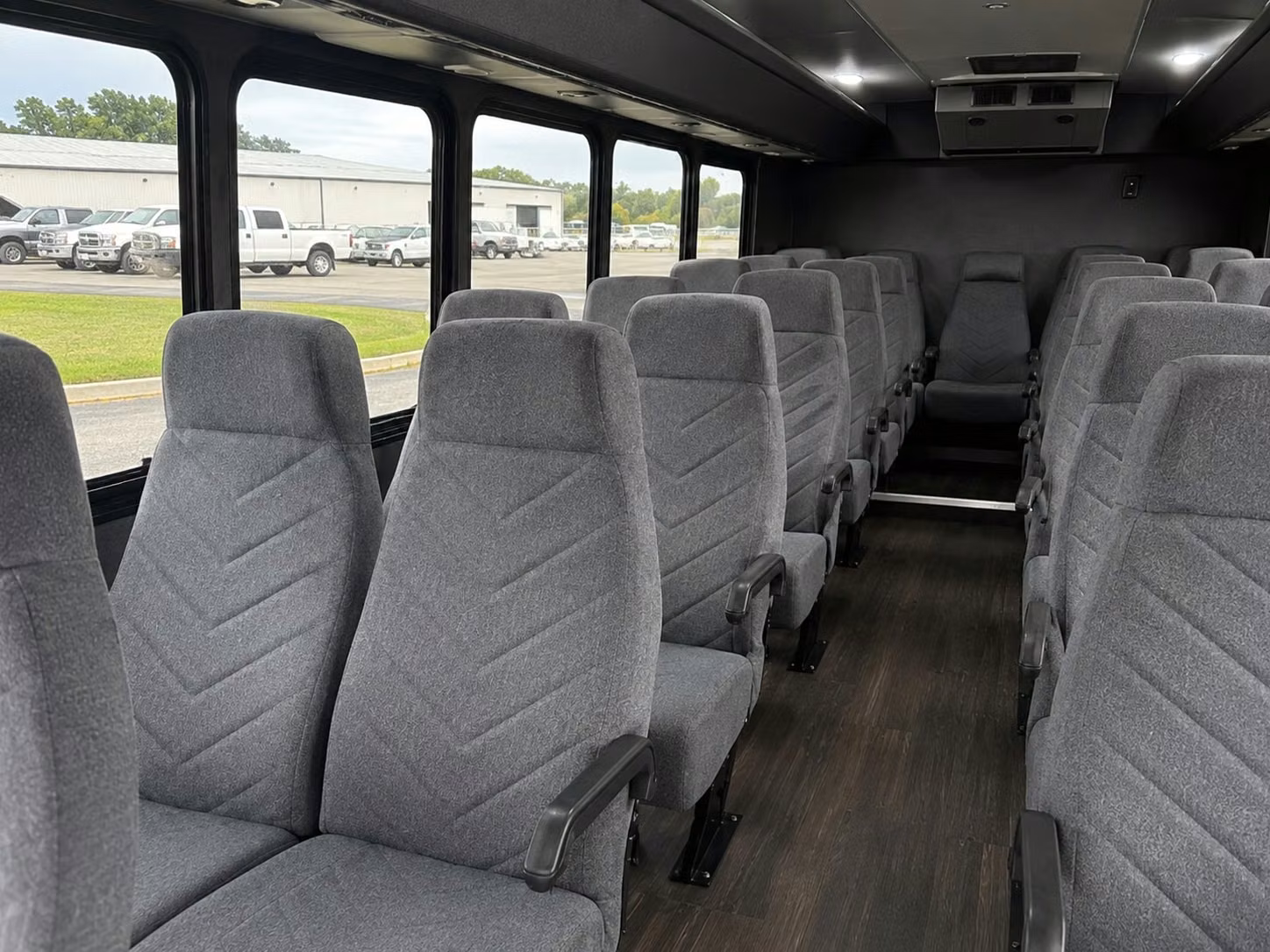 18 passenger minibus interior