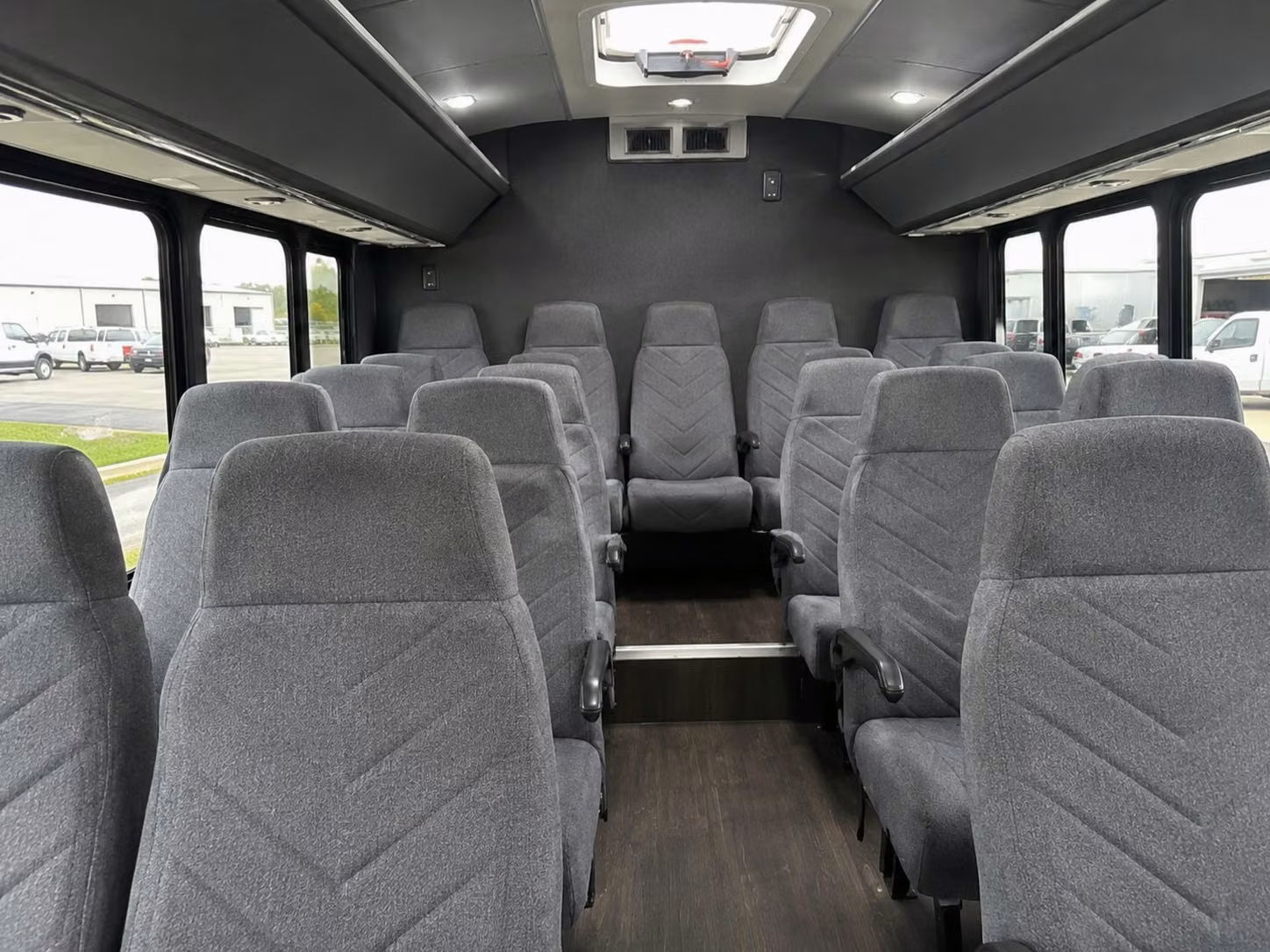 20 passenger minibus inside