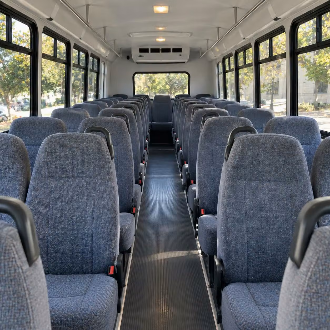 30 passenger minibus inside
