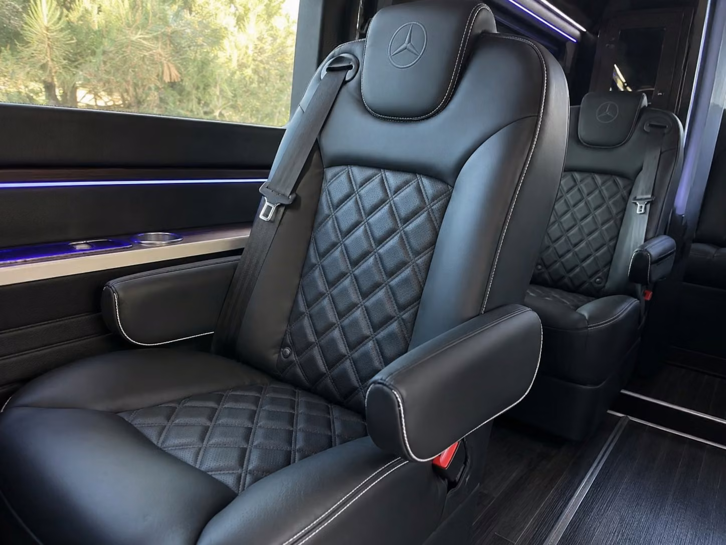 sprinter van with driver interior